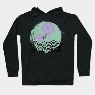 wavy dandelion Hoodie